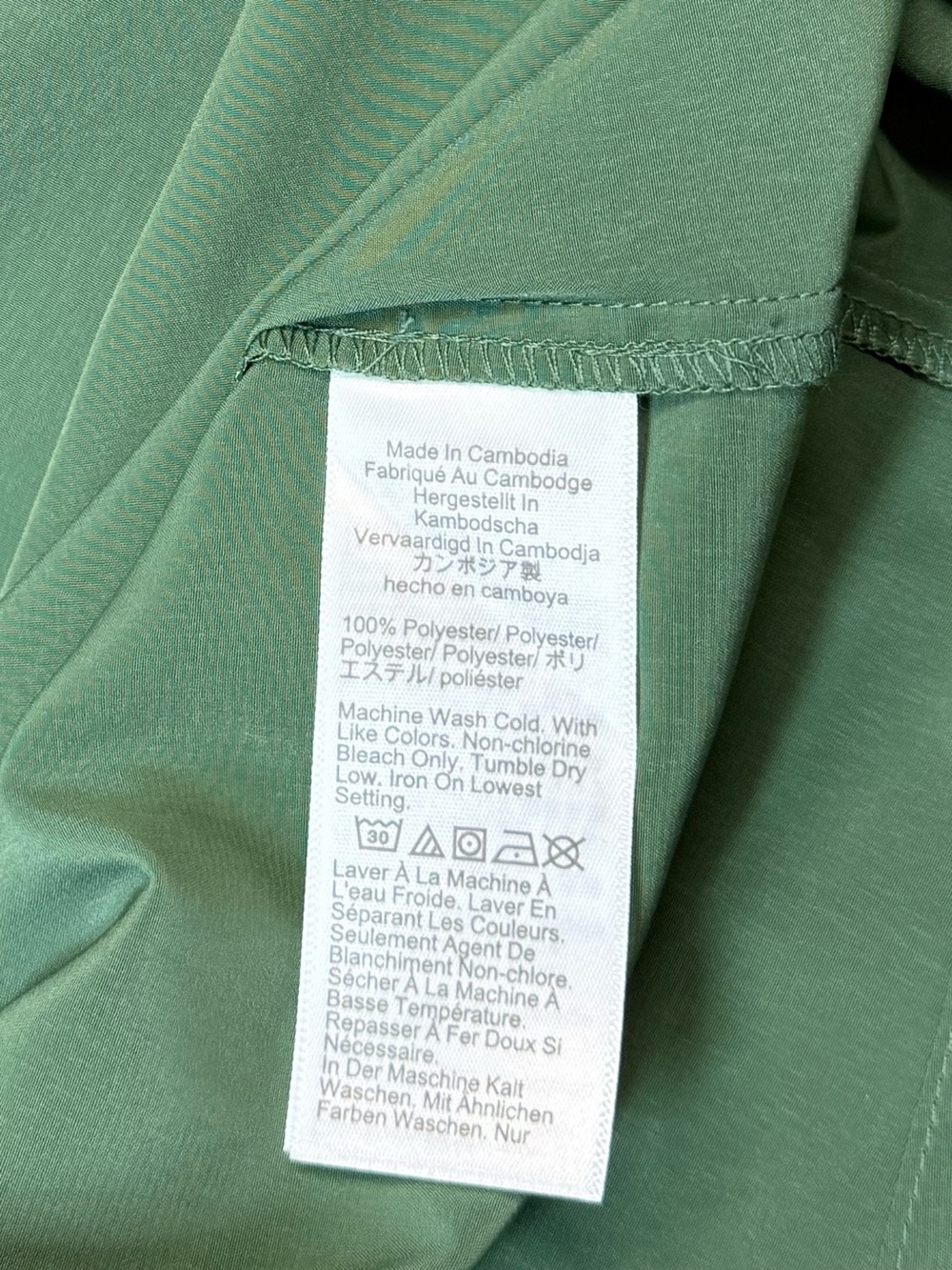 J. Crew Sage Green Popover Blouse XL NWT Lightweight Long Sleeve Top - Picture 8 of 10